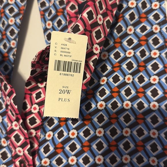 Mauve for Anthropologie MOTIF Fit and Flare Dress NWT SZ PLUS 20W - Picture 5 of 9